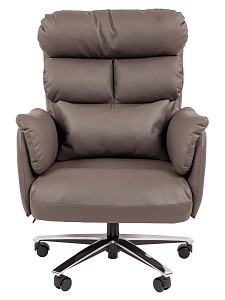 Офисное кресло CHAIRMAN 433, экокожа, коричневый